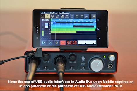 Audio Evolution Mobile Studio Screenshot