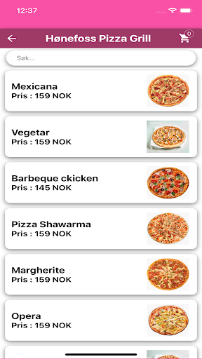 Hønefoss Pizza Grill Screen 2