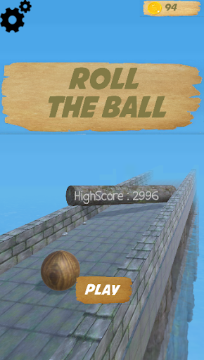 Android application Roll The Ball screenshort