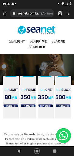 SEANET Telecom Screen 3