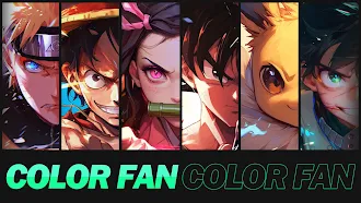 Game screenshot Color Fan - Color By Number mod apk
