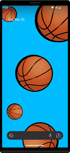 Basketballs Live Wallpaper