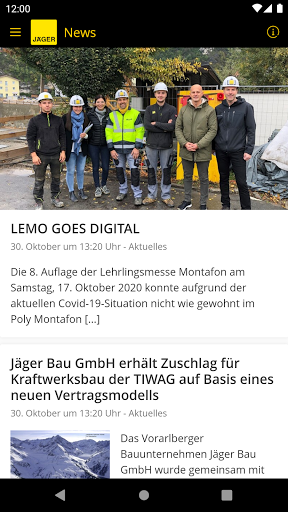 Jäger App Screen 3