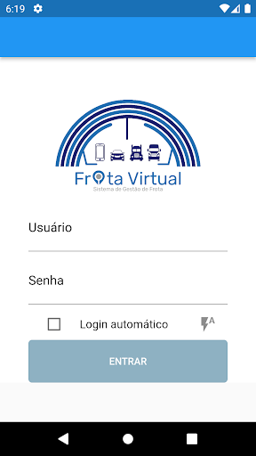 Android application Frota Virtual screenshort
