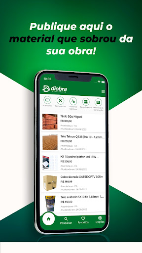 Android application Diobra screenshort