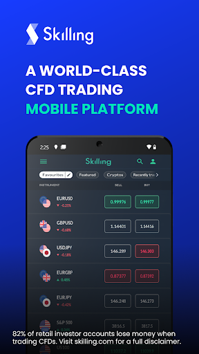 Android application Skilling: Forex & CFD Trading screenshort