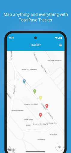 Android application TotalPave Tracker screenshort