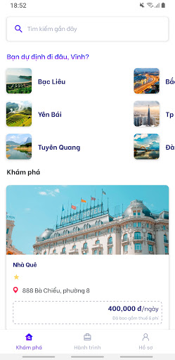 Android application CiTravel screenshort