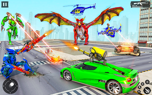 Dragon Robot Police Car Games  screenshots 16