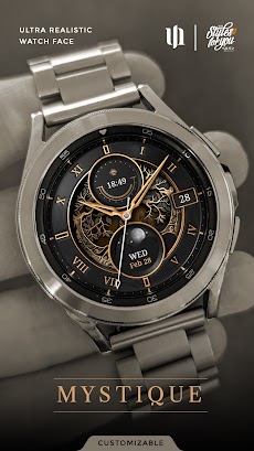 S4U Mystique - Gold watch faceのおすすめ画像1