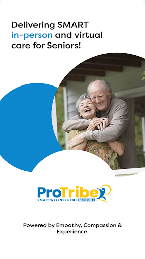 Android application PROTRIBE SENIOR CARE BOOKING screenshort