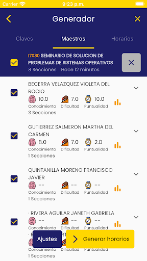 Agendador UDG Screen 3