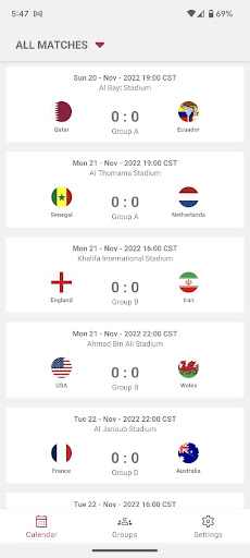 Android application WorldCapp screenshort