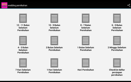 persiapan pernikahan