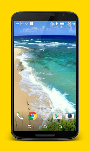 Waves on Beach Live Wallpaper Screen 3