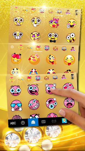 Luxury Gold Keyboard Theme Screen 3