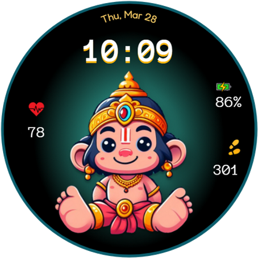 Hanuman Watch Face Download on Windows