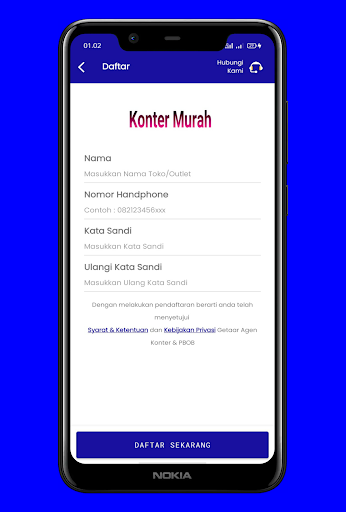 Android application Getaar - agen konter & PPOB screenshort
