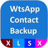 Backup Contacts To Excel For WhatsApp icon