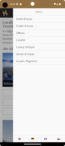 Dolomiticlass.com Screen 3