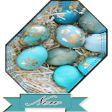 idea of Easter eggs icon