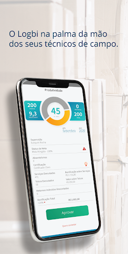 Android application Logbi screenshort