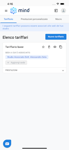 Mind Gestionale Odontoiatrico Screen 3