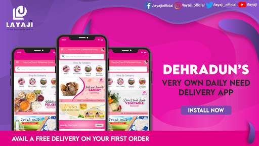 Android application LayaJi - The Daily Need App screenshort