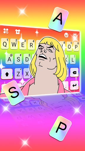 Laugh Man Keyboard Theme Screen 2