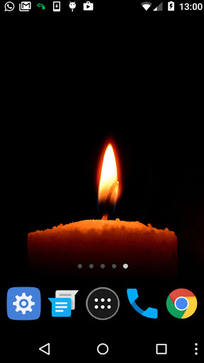 Android application beautiful candle wallpaper screenshort