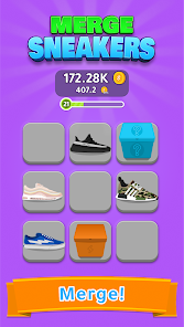 Screenshot 2 Merge Sneakers! - Grow Sneaker android