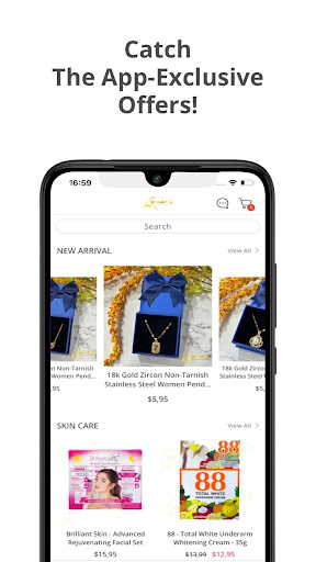 Screenshot of Lynne's Beauty Closet