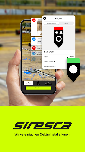 Android application Siresca screenshort