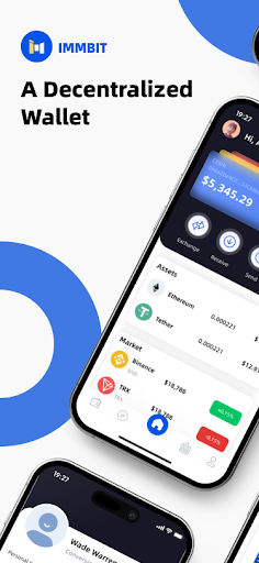 Android application IMMBIT Wallet screenshort