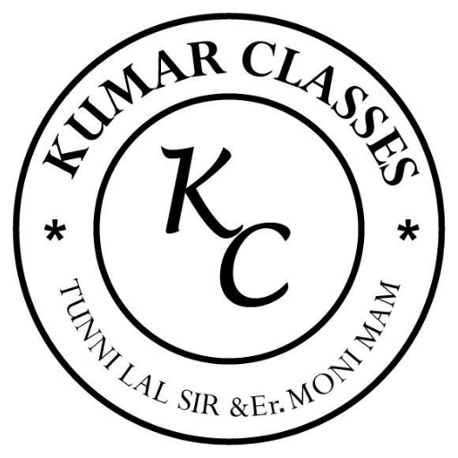 KUMAR CLASSES- Live classes, O logo