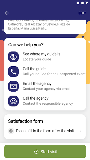 OnGuide: your visit on phone Screen 2