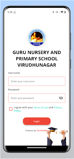 Android application Guru Nursery Faculty screenshort