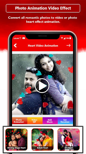 Heart Photo Effect Video Maker Screenshot 2 - AppWisp.com