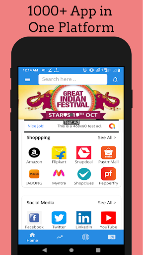 Android application All Shopping in One App screenshort