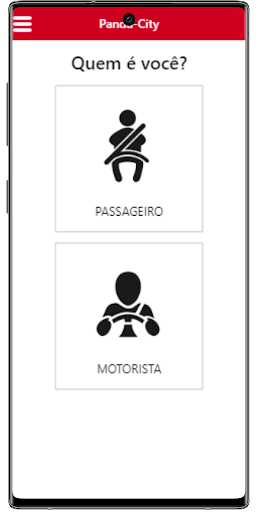 Android application Panda Transporte e Mobilidade screenshort