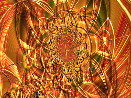 Screenshot of Magic Fractals 2D Relaxing art