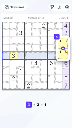 Killer Sudoku - Free Sudoku Puzzle, Brain Games 1.12.1 screenshots 4