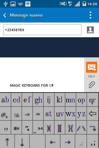 Magic Keyboard For C# Screen 2
