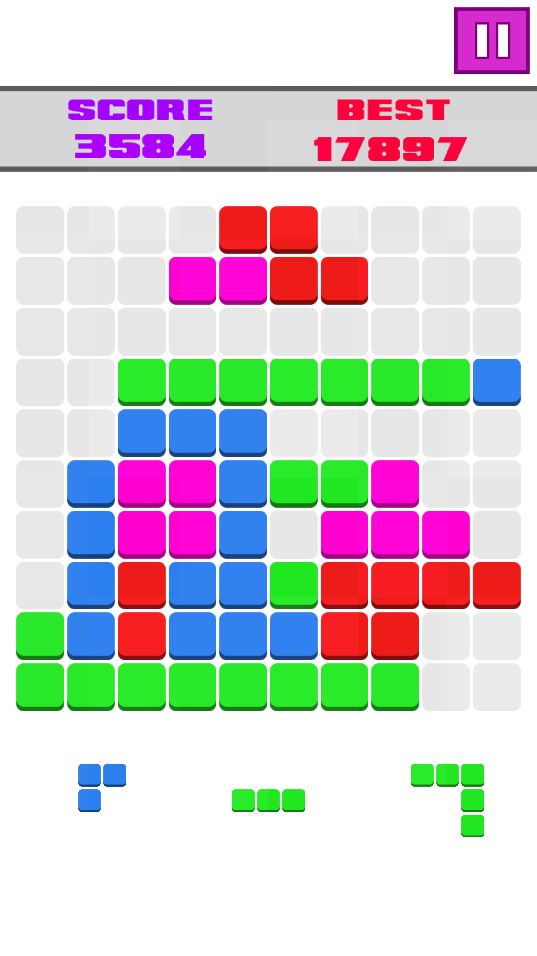 Android application Block Puzzle screenshort