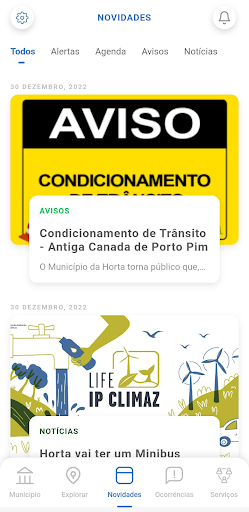 Android application HortaApp screenshort