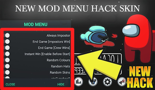 Mod for Among Us Menu - New Free Skin