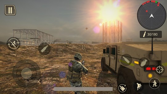 تحميل لعبة Army War Zone Shooting Sim مهكرة للأندرويد 3