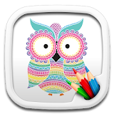 Owl Coloring Book icon