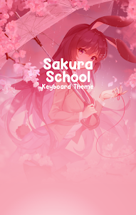 Sakura School Keyboard Theme
