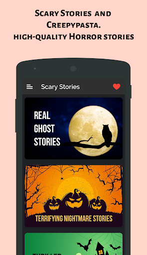 Android application Scary Stories, Horror offline screenshort